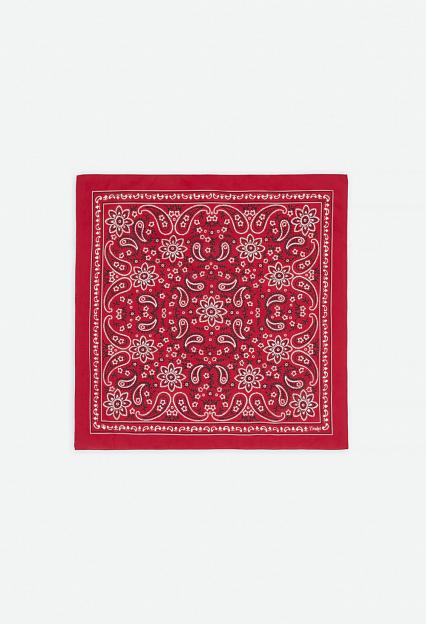 Drakes Classic Paisley Bandana Red